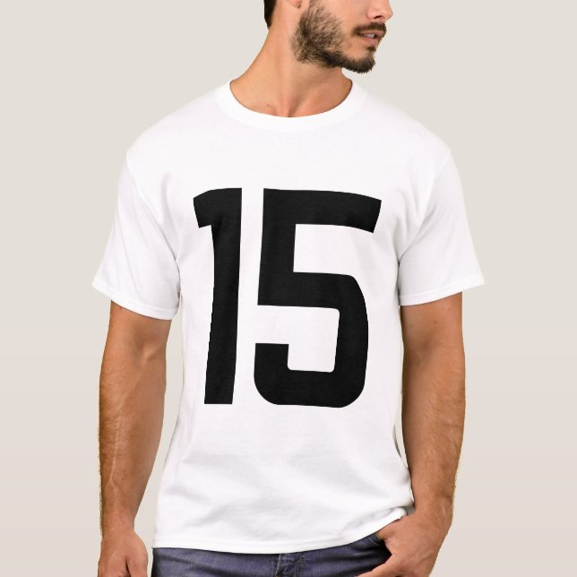 CAMISETA NÚMERO 15 (Anverso)