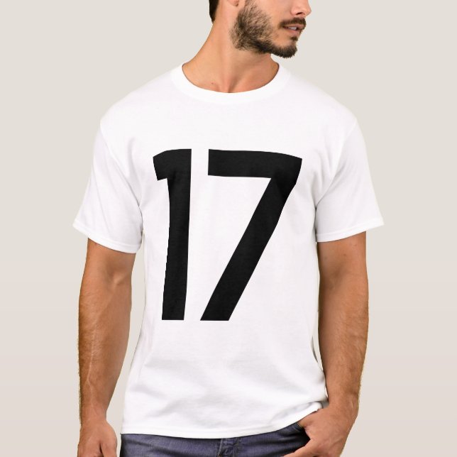 CAMISETA NÚMERO 17 (Anverso)