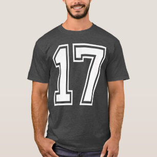 Camiseta Número 17 Varsity Sportseam Jersey Cumple