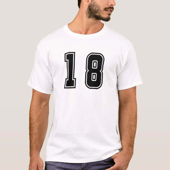 Camiseta Número 18 (Anverso)