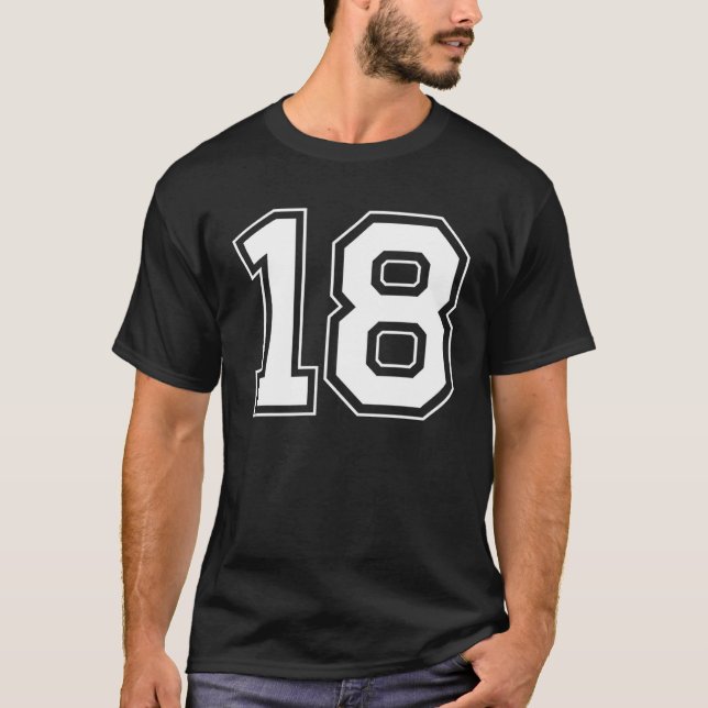 Camiseta Número 18 (Anverso)