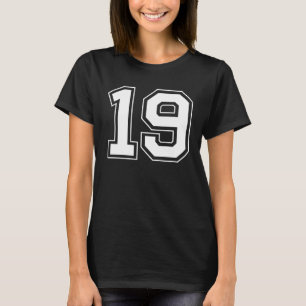 Camiseta Número 19