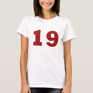 Camiseta ¡Número 19!