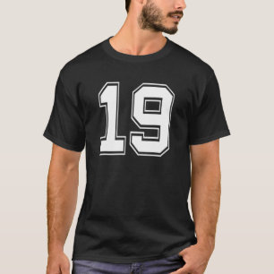 Camiseta Número 19 de Béisbol Futbol Birt