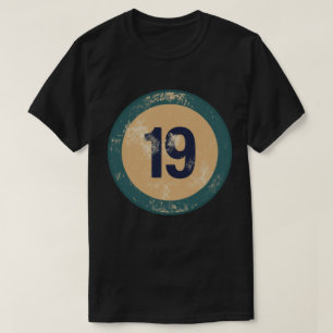 Camiseta Número 19 Vintage Agotado