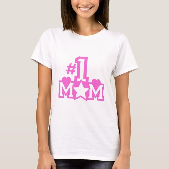 Camiseta Número 1 Mamá (Anverso)