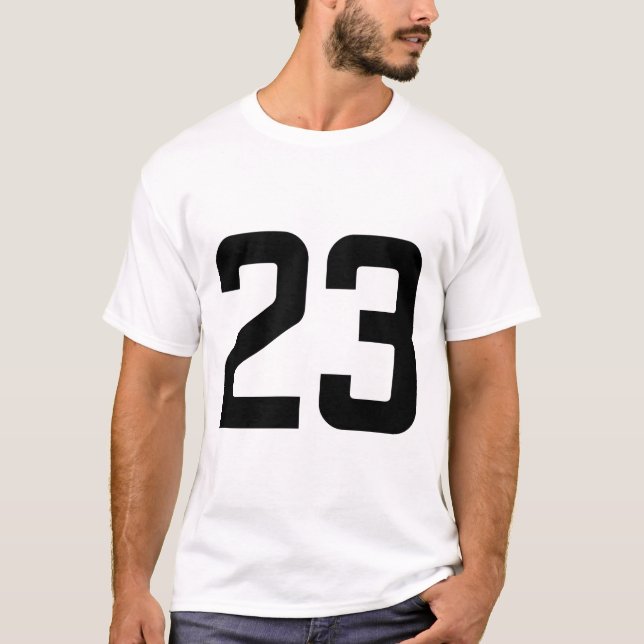 CAMISETA NÚMERO 23 (Anverso)