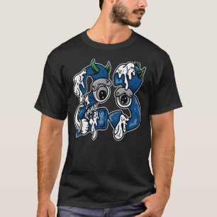 Camiseta Número 23 de perraje Azul francés 13