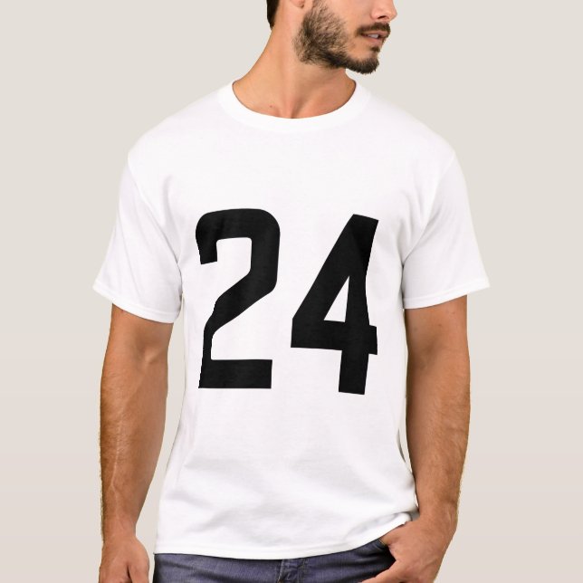CAMISETA NÚMERO 24 (Anverso)
