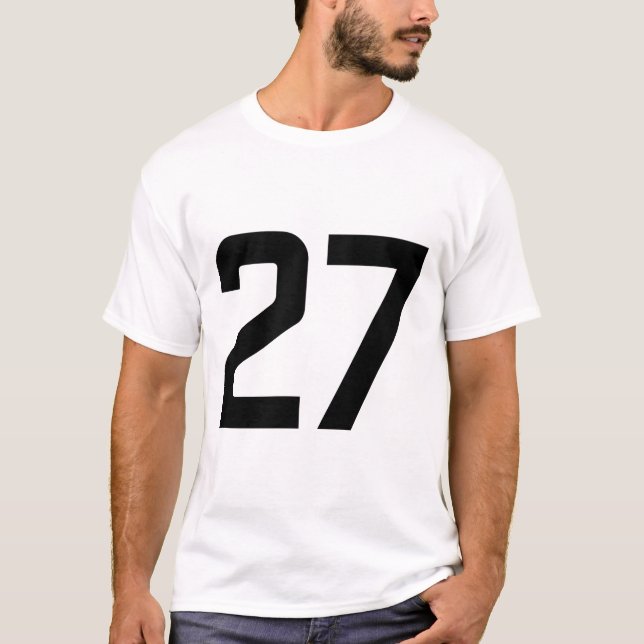CAMISETA NÚMERO 27 (Anverso)