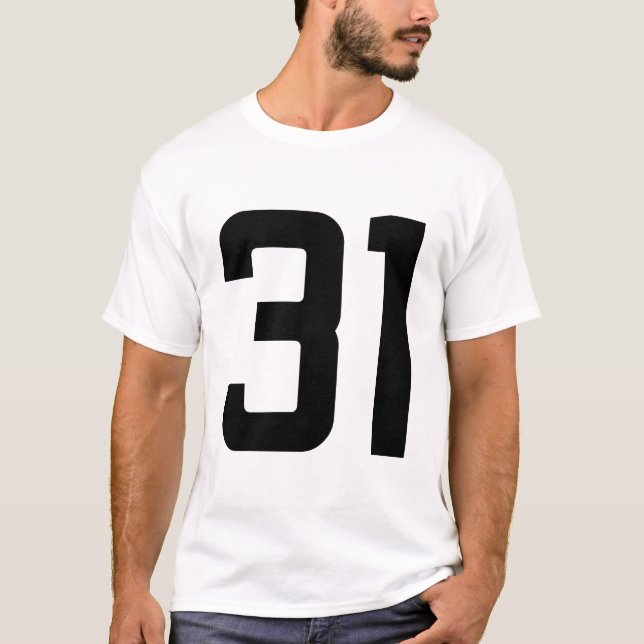 CAMISETA NÚMERO 31 (Anverso)