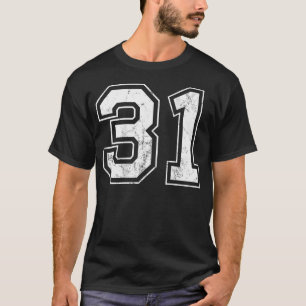 Camiseta Número 31 En La