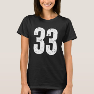 Camiseta Número 33