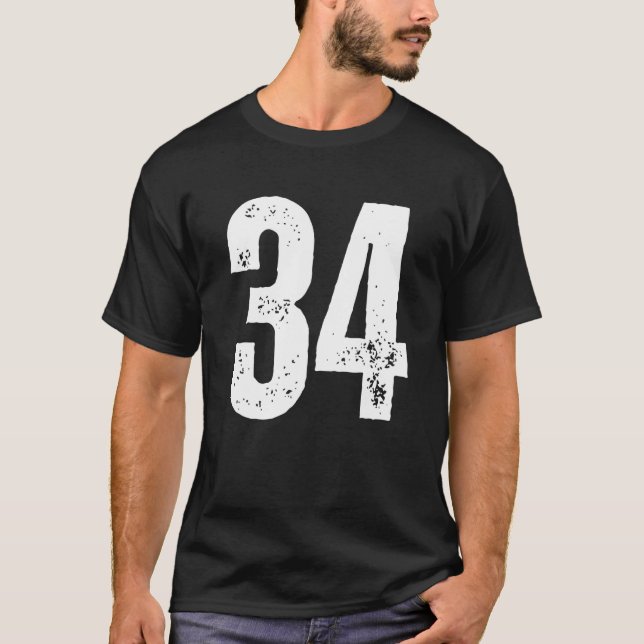 Camiseta Número 34 (Anverso)