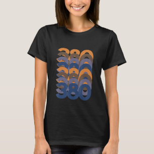Camiseta Número 380 Coincidencia de zapatos 380 Covellite