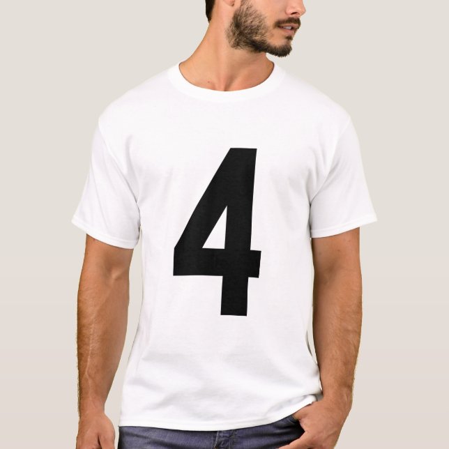CAMISETA NÚMERO 4 (Anverso)
