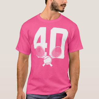 Camiseta Número 40 Años De Tenis 40 Años