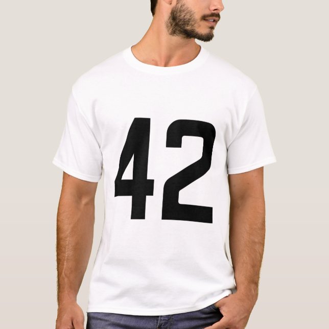 CAMISETA NÚMERO 42 (Anverso)