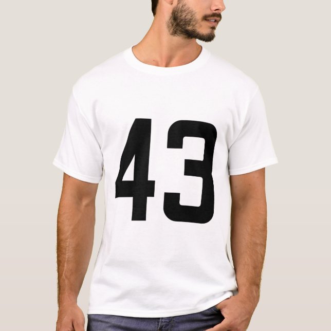 CAMISETA NÚMERO 43 (Anverso)
