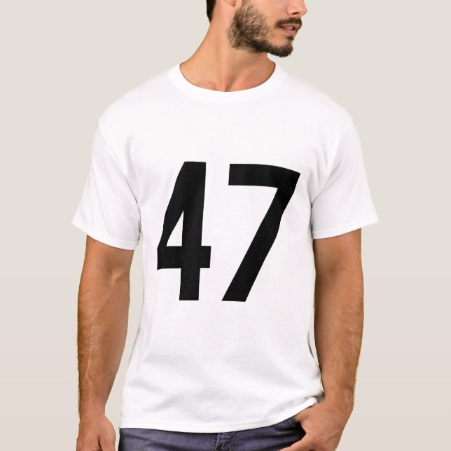 CAMISETA NÚMERO 47 (Anverso)