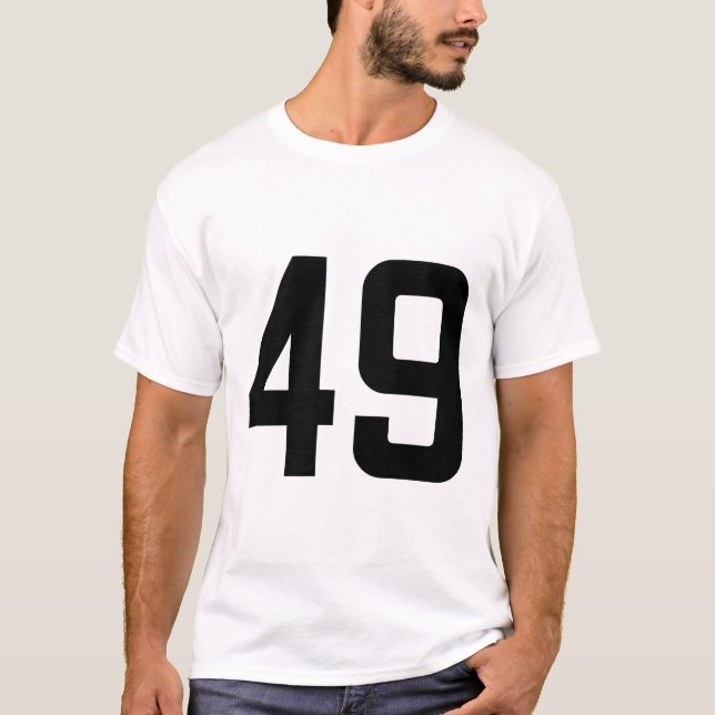 CAMISETA NÚMERO 49 (Anverso)