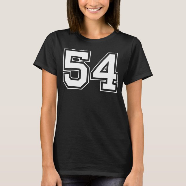 Camiseta Número 54 (Anverso)