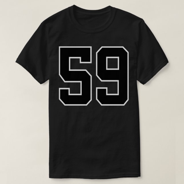 Camiseta Número 58 (Diseño del anverso)
