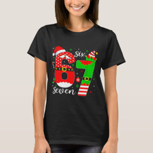 Camiseta Número 67 Coincidencia Seis Siete 6 7 Meme 6-7 Nav
