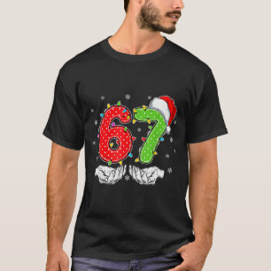 Camiseta Número 67 coincidente seis siete 6 7 Meme 6-7 Navi