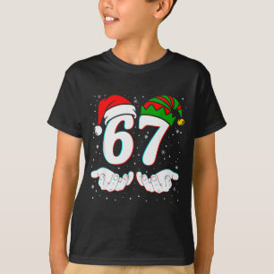 Camiseta Número 67 coincidente seis siete 6 7 Meme 6-7 Navi