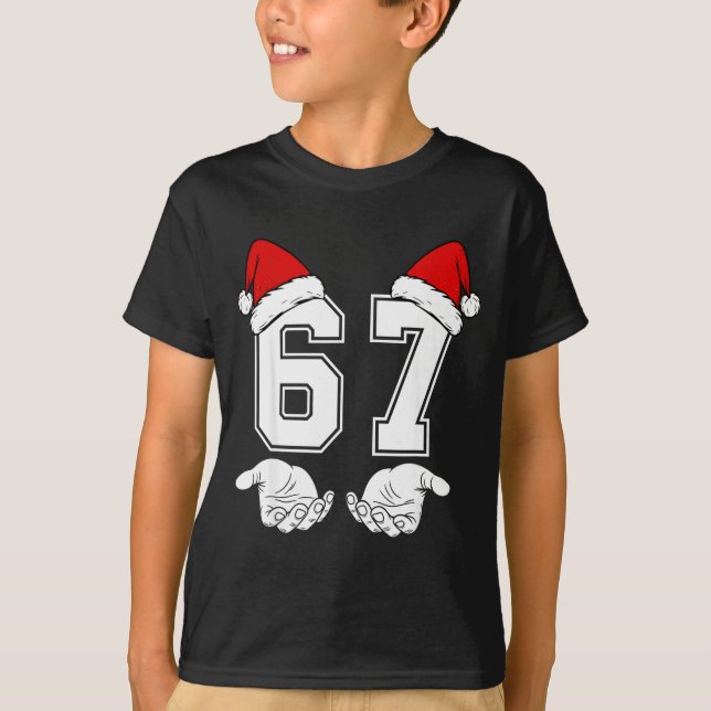 Camiseta Número 67 Coincidente Seis Siete 6 7 Meme 6 7 Navi (Anverso)