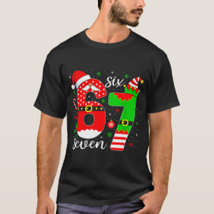 Camiseta Número 67 Coincidente Seis Siete 6 7 Meme 6-7 Navi