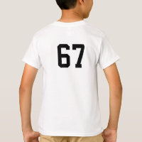 Número 67 de moda para niños, ropa deportiva perso