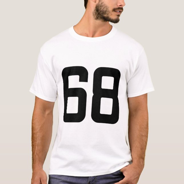 CAMISETA NÚMERO 68 (Anverso)