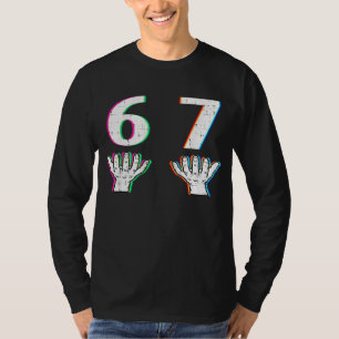 Camiseta Número 6 7 • Coincidencia 67 Meme Halloween Seis S