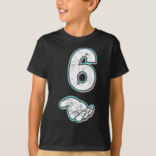 Camiseta Número 6 Coincidente 67 Meme Disfraz de Halloween 