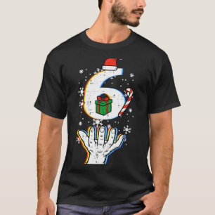 Camiseta Número 6 Coincidente 67 Meme Navidad 6 7 Xmas Homb