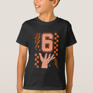 Camiseta Número 6 coincidente con 67 Meme Disfraz de Hallow