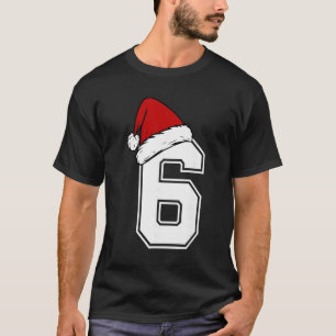 Camiseta Número 6 coincidente seis siete 6 7 Meme 6 7 Navid