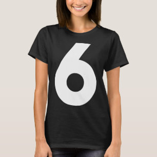 Camiseta Número 6 Frente