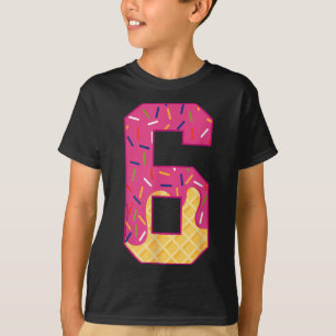 Camiseta Número 6 Helado Goteo 67 Meme Pareja Halloween C