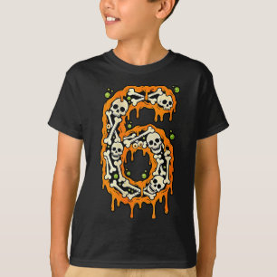 Camiseta Número 6 Seis Siete 6 7 Meme Diseño Divertido Pare