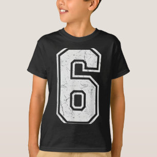 Camiseta Número 6 Traje de meme coincidente 67 Hombres Muje