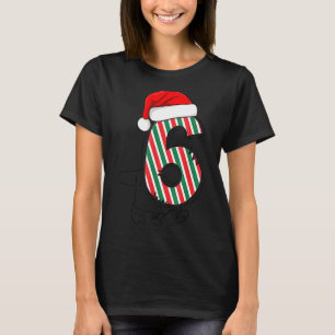 Camiseta Número 6 Traje de Navidad Meme 67 Coincidente Homb