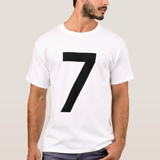 CAMISETA NÚMERO 7 (Anverso)