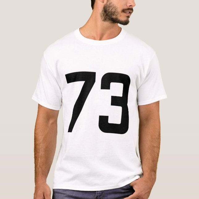 CAMISETA NÚMERO 73 (Anverso)