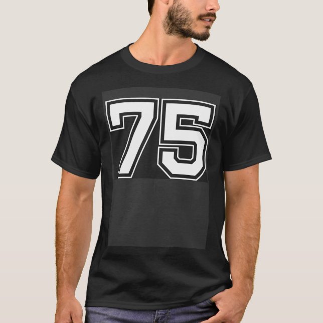 Camiseta Número 75 (Anverso)