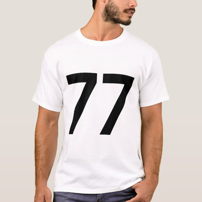 CAMISETA NÚMERO 77 (Anverso)