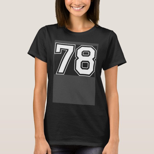 Camiseta Número 78 (Anverso)