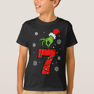 Camiseta Número 7 Coincidente 67 Meme 6 7 Navidad Chicos Ju
